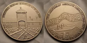 Holocaust Remembrance Day Coin I Nickle Silver International World War II Old UK - Picture 1 of 14