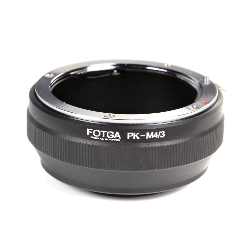 Pentax PK Lens to Micro 4/3 FOTGA Adapter fr Olympus E-M1 E-M5 Panasonic GH4 GF8 - Image 1 of 4