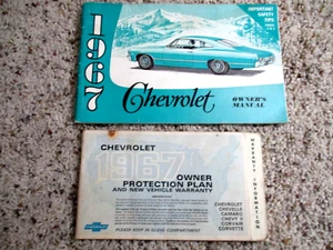 1967 Chevrolet Impala Factory Original GM Owners Manual Printed December 1966 - Picture 1 of 1