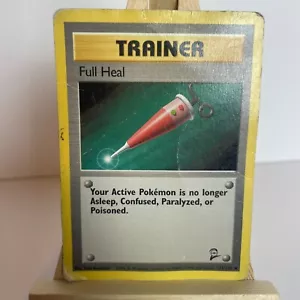 Full Heal 111/130 Base Set 2 Regular Uncommon Pokemon Trainer Heavy Play+ - Picture 1 of 4