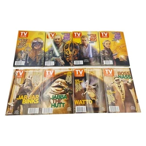  VTG Star Wars: The Phantom Menace Covers; TV Guide COMPLETE SERIES Of 8  (1999) - Picture 1 of 11