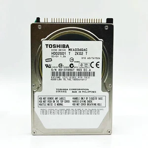 Disco duro Toshiba 40 GB MK4036GAC navegación para automóvil/temperatura amplia/empresa - Imagen 1 de 3