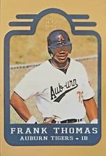 1991 Bleachers Frank Thomas 23kt Gold Card Auburn Tigers - HOF - RARE - (MINT!)