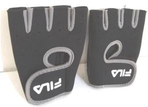 FILA Gloves Fitness Workout Womens Size Small/Medium Black Lifting Bicycling - Picture 1 of 1