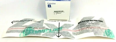 1988-2000 Chevrolet GMC K-series bodyside silver red Appearance Decal Transfer - Image 1 of 3