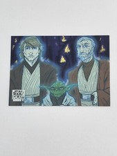 2010 Topps Star Wars Galaxy Series 5 Card 8 One With The Force