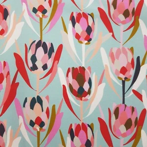 Handmade Decorative Table Blue Protea Floral Print Table Runner 146cm x 31.5cm - Picture 1 of 9