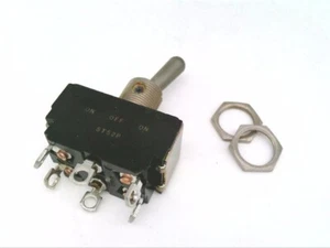 INTERRUTTORE A LEVETTA, ST52P, C&H, ON-OFF-ON, DPDT - Foto 1 di 2