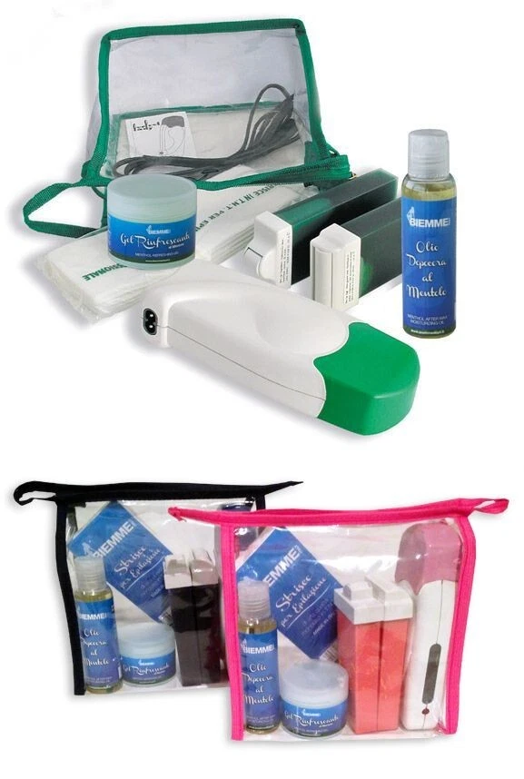 KIT BEAUTY DEPILAZIONE VERDE/GREEN  + 1 MANIPOLO BIANCO / Verde da 100 ML - Immagine 1 di 1