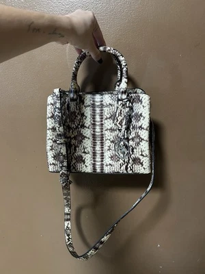 Michael Kors Snakeskin Handbag Shoulder Crossbody Bag - Image 1 of 4