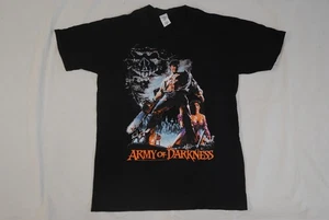 ARMY OF DARKNESS THEATRICAL POSTER T SHIRT NEW OFFICIAL FILM MOVIE RARE - Picture 1 of 4