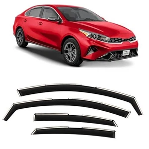 Protectores de lluvia extra duraderos en canal para Kia Forte 2019-2025, para Forte 19-25 - Imagen 1 de 7