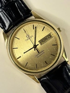 OMEGA Seamaster Vintage 1980’s Men’s Quartz Day Date Dress Watch - 1437 - Picture 1 of 5