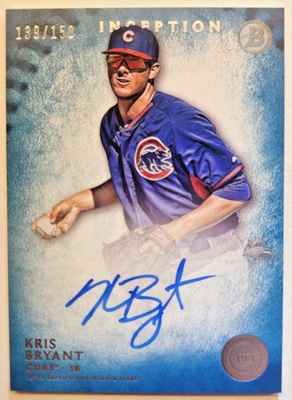 2015 Bowman Inception Prospect Autographs Kris Bryant #PA-KB Blue /150 (ROOKIE) - Image 1 of 4