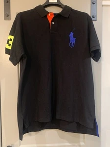 Polo Ralph Lauren Big Pony Logo Classic Fit Mens XXL Black Casual Preppy - Picture 1 of 5