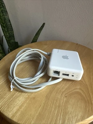 Authentic Apple Airport Express Base Station Wifi Router Extender 1st Gen W/cord - Image 1 of 4