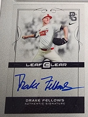 2015 LEAF CLEAR DRAKE FELLOWS AUTO ROOKIE RC - Image 1 of 2