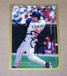 1998 Topps Jim Edmonds Signed Autograph Card H3 - Picture 1 of 1