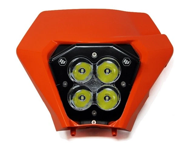 Baja Designs XL80 LED Headlight With Shell Black/Red #677199 KTM Foto 1 de 1