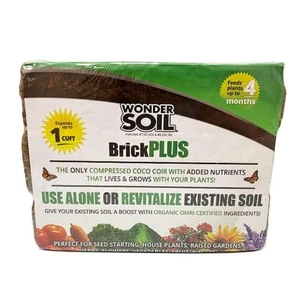 7.5 Gal. Brick Plus Premium Organic Expanding Coco Coir (3-Pack) - Picture 1 of 5