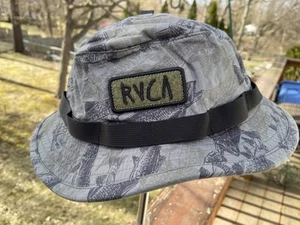 RVCA Ben Horton Bucket Boonie Youth Hat 100% Cotton Camo Fisherman Pocket - Picture 1 of 4
