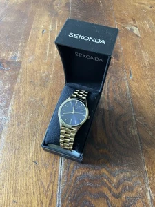 Orologio da polso Sekonda in acciaio inox 1018 AKT Japan con scatola - Foto 1 di 9