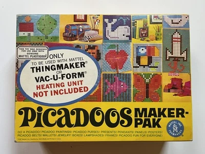 Vintage Mattel Thingmaker Picadoos Maker Pak "Kit Completo" Foto 1 de 4
