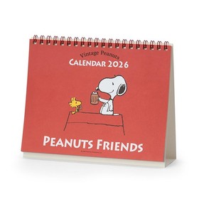 2026 Snoopy Paper Tabletop Ring Calendar 622222 Japan