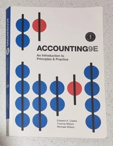 Accounting An Introduction To Principles & Practice 9th Edition Book Finance - Picture 1 of 11