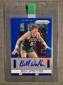 #5/5 Bill Walton 2013 Panini Prizm Blue 1st PRIZM SET Auto Celtics RARE! 🔥 - Picture 1 of 2