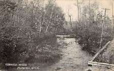Farwell Michigan Tobacco River Scenic View Vintage Postcard AA39437