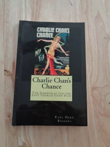 Charlie Chan's Chance Screenplay for Lost Charlie Chan Film by Earl D Biggers SC - Foto 1 di 1