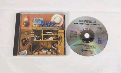 Hank Williams Jr Greatest Hits Volume 2 CD 85 Warner Bros Records West Germany  - Image 1 of 4