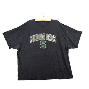 Unbranded Men's Michigan State Spartans T-Shirt Black Short Sleeve - Picture 1 of 11