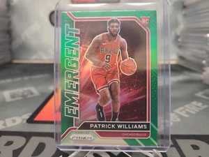 2020-21 Panini Prizm PATRICK WILLIAMS #5 (RC) Rookie Green Emergent Insert Bulls - Picture 1 of 2