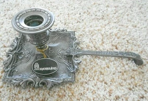 Metalars Square Pewter Taper Candle Holder 8 1/4" - Picture 1 of 4
