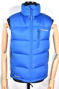 Berghaus 650 Fill Down Puffer Vest Men's Gilet Blue size S - Picture 1 of 9