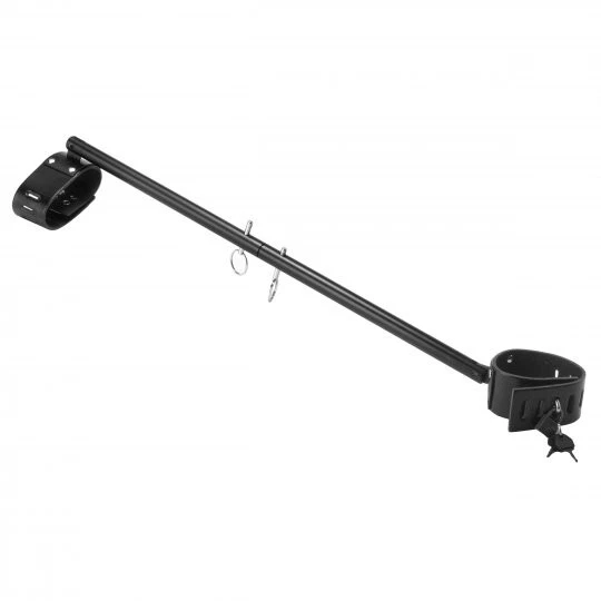 Adjustable Metal Spreader Bar w Leather Cuffs Sub Dom Master Slave 50 Shades of - Image 1 of 4