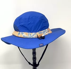 REI Blue Orange Youth Adjustable Boys 7-14Y Bucket Hat Nylon Mesh Outdoor Vented - Picture 1 of 8