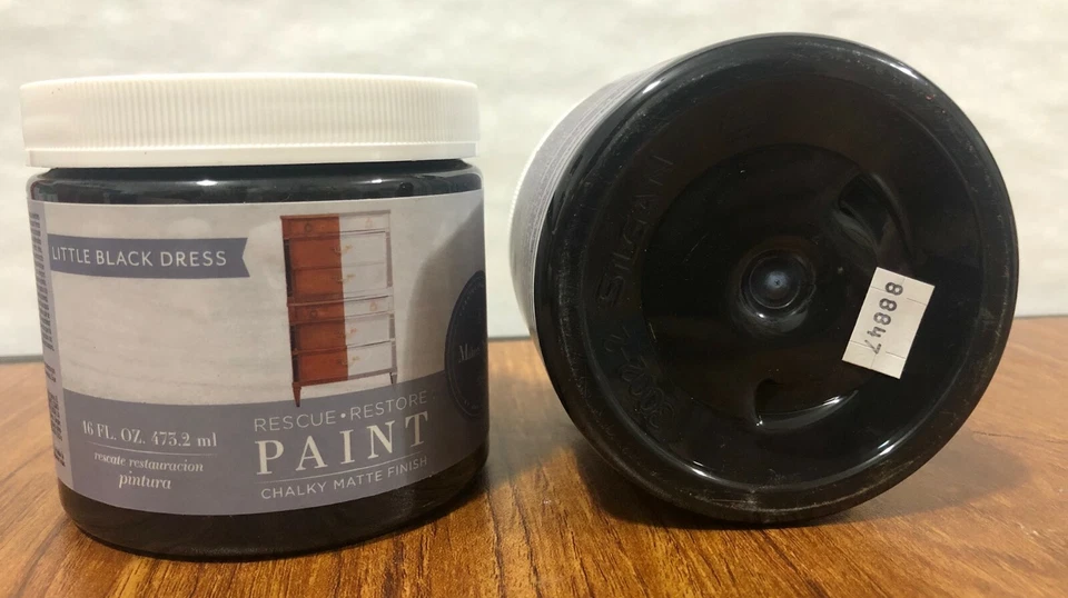 LOTE - 6 FRASCOS DE pintura de tiza Black Rescue Restore 16 oz. CADA UNO Foto 1 de 4