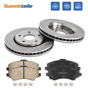 Rotores de freno delanteros y pastillas de freno para Chrysler Town & Country Dodge Grand Caravan - Imagen 1 de 13