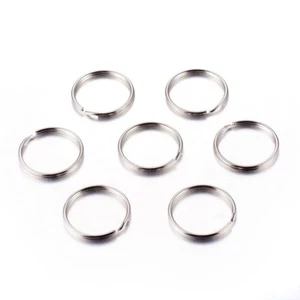 10 Split Ring Rings 25mm Key Holder Keyring Keychain Craft A42-2 Aussie Seller - Picture 1 of 2