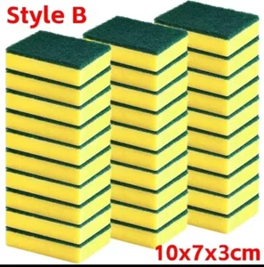 50 Pcs Spugna bifacciale altamente assorbente,gialla e verde - Foto 1 di 1