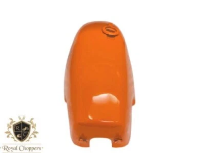 Tanque de gasolina de aluminio pintado naranja apto para Norton Commando Fastback Foto 1 de 4
