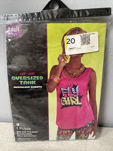 Hip Hop Oversized Tank Fly Girl Pink One Size fits Most NEW - Picture 1 of 1
