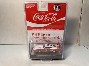 M2 Coca Cola 1969 Dodge Charger Daytona Hemi A15 1:64 Diecast NEW NIP - Picture 1 of 11