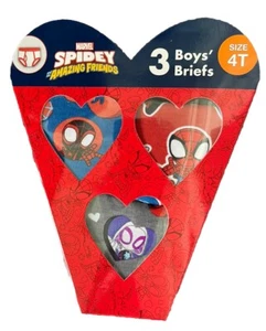 MARVEL SPIDEY Super Hero Comics 3 Pack Briefs Underwear Boy’s 4T NEW - Picture 1 of 5