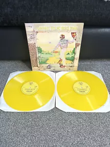 ELTON JOHN - Goodbye Yellow Brick Road(UK 1973 1ST PRESS DOUBLE YELLOW VINYL LP) - Picture 1 of 11