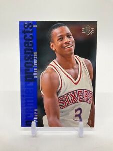 Allen Iverson 1996-97 Upper Deck SP Premier Prospects #141 Philadelphia 76ers
