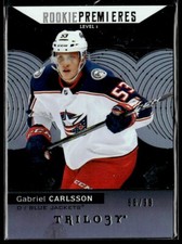 2017-18 Upper Deck Trilogy Rookie Premiers - Black Foil Gabriel Carlsson 66/99